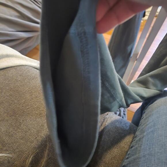 Old Navy active pants girls size xl green high rise flare criss cross waist - Picture 6 of 9